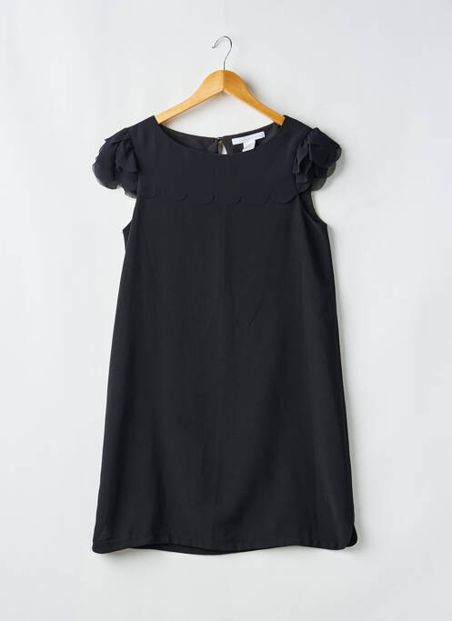 Robe courte manches courtes manches courtes noir MADEMOISELLE.R femme
