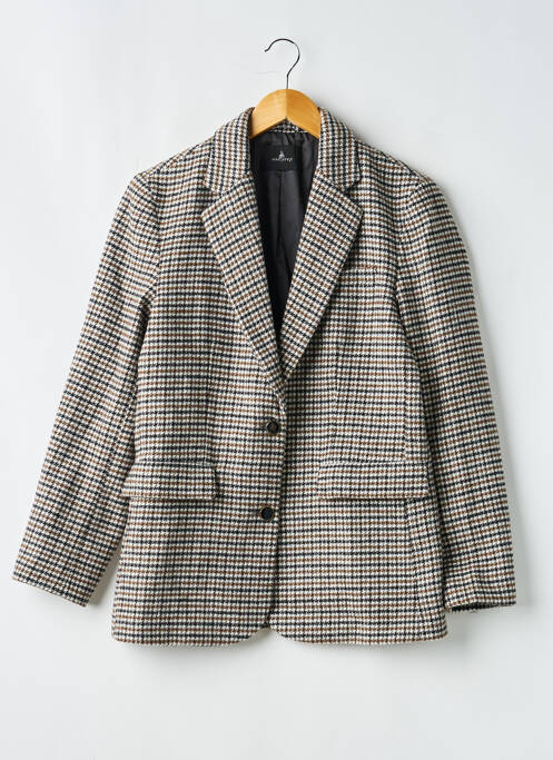 Blazer finition intérieure doublée gris ONE STEP femme