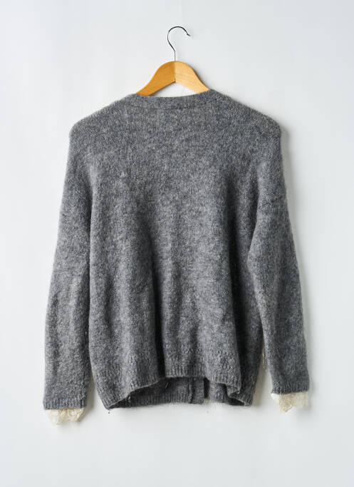 Gilet manches longues stretch gris SÉZANE femme