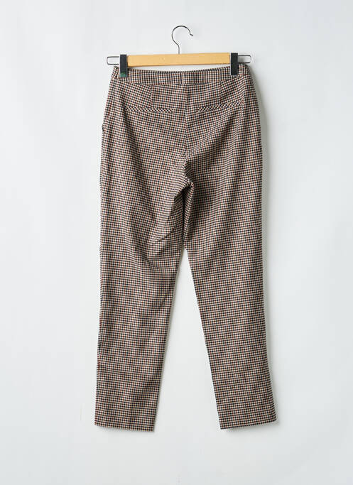 Pantalon 7/8 taille normale taille normale marron CAROLL femme