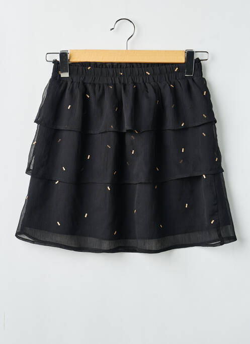 Jupe courte coupe droite noir GRACE & MILA femme