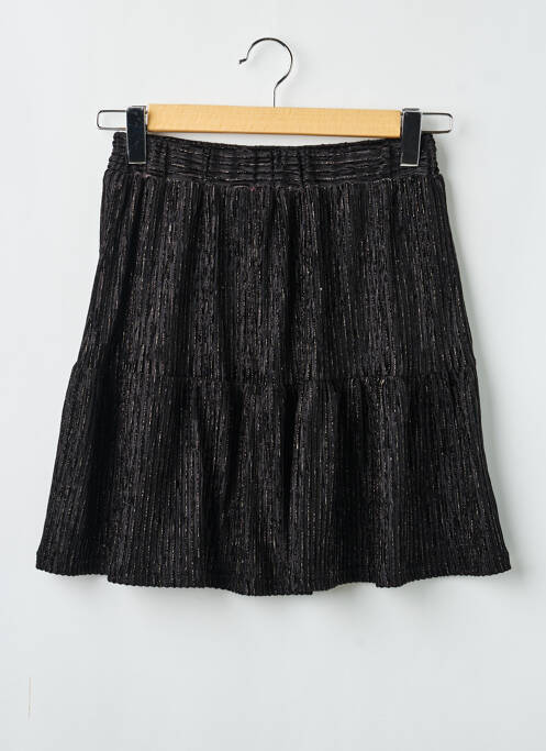 Jupe courte coupe droite noir KILIBBI femme