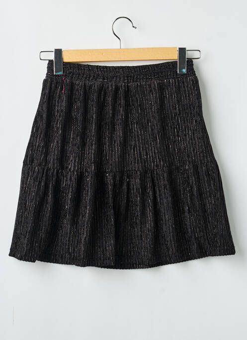 Jupe courte coupe droite noir KILIBBI femme