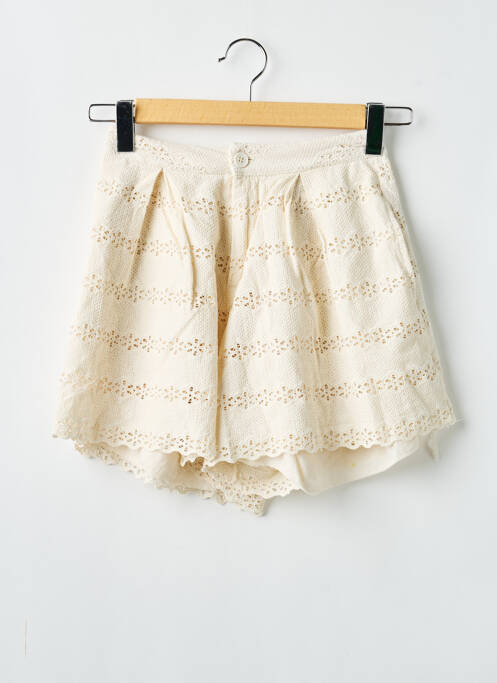 Short fermeture zippée sous rabat boutonné taille normale beige KARL MARC JOHN femme