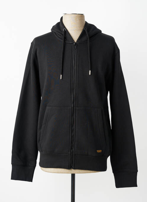 Veste casual coupe droite noir DAYTONA homme