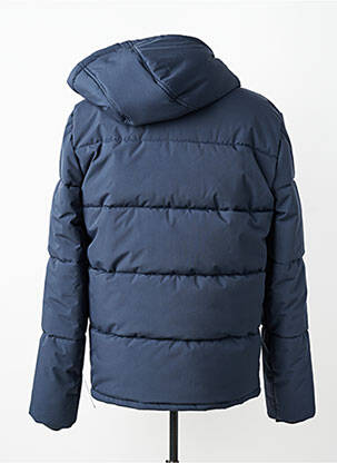 Doudoune manches longues a capuche bleu DAYTONA homme