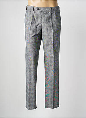 Pantalon chino tissage chiné taille normale gris MMX homme