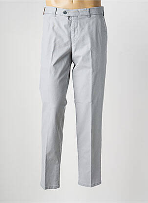 Pantalon chino tissage chiné taille normale gris MMX homme
