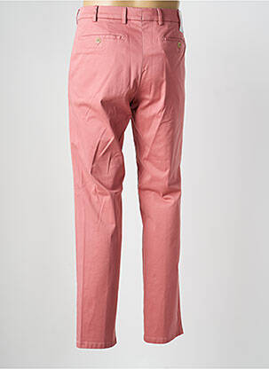 Pantalon chino stretch taille normale rose MEYER homme