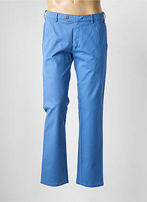 Pantalon chino stretch taille normale bleu MEYER homme