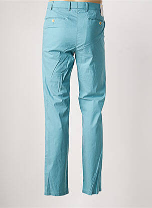 Pantalon chino tissage popeline taille normale bleu MEYER homme