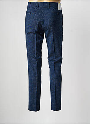 Pantalon chino tissage chiné taille normale bleu MEYER homme