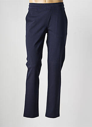 Pantalon chino stretch taille normale bleu MEYER homme
