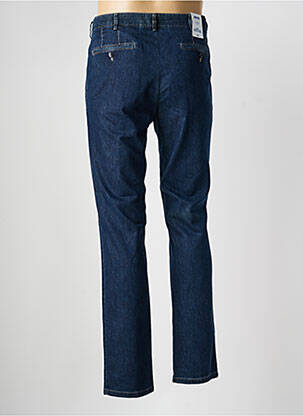 Pantalon chino stretch taille normale bleu MEYER homme