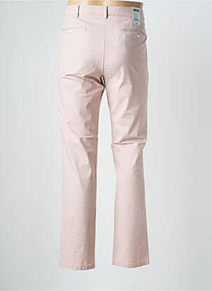 Pantalon chino stretch taille normale rose MEYER homme