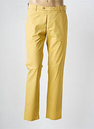 Pantalon chino stretch taille normale jaune MEYER homme