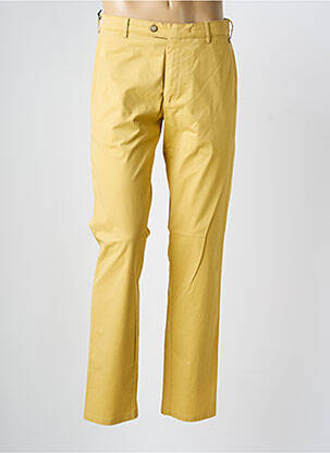 Pantalon chino stretch taille normale jaune MEYER homme