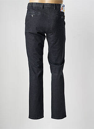 Pantalon chino tissage chiné taille normale noir MEYER homme
