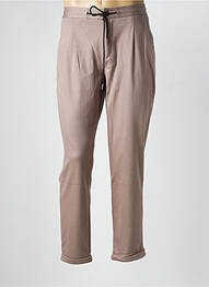 Pantalon chino stretch taille normale marron DESOTO homme