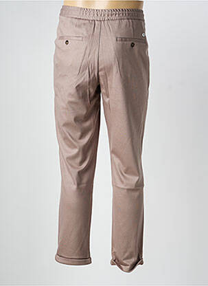 Pantalon chino stretch taille normale marron DESOTO homme