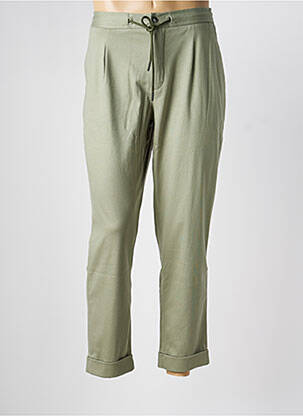 Pantalon chino stretch taille normale vert DESOTO homme
