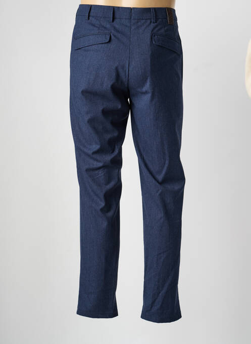 Pantalon chino tissage chiné taille normale bleu MMX homme