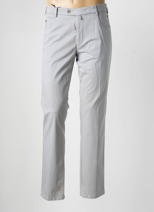 Pantalon slim stretch taille normale gris MEYER homme