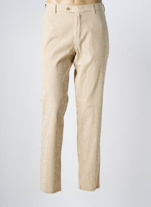 Pantalon chino bio taille normale beige MEYER homme