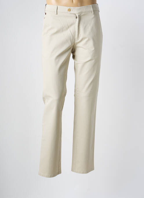 Pantalon chino bio taille normale beige MEYER homme