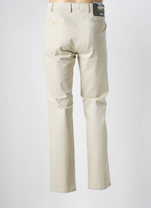 Pantalon chino bio taille normale beige MEYER homme