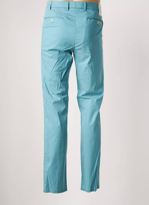 Pantalon chino tissage popeline taille normale bleu MEYER homme