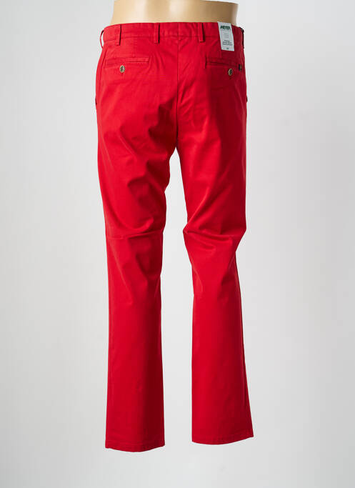 Pantalon chino stretch taille normale rouge MEYER homme