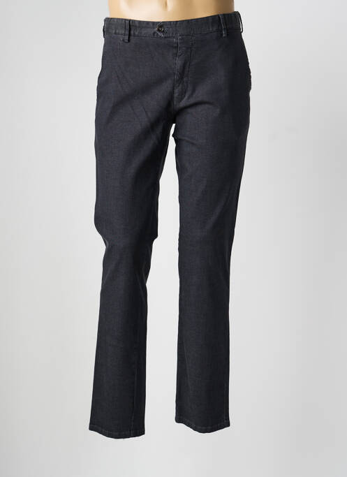 Pantalon chino tissage chiné taille normale noir MEYER homme