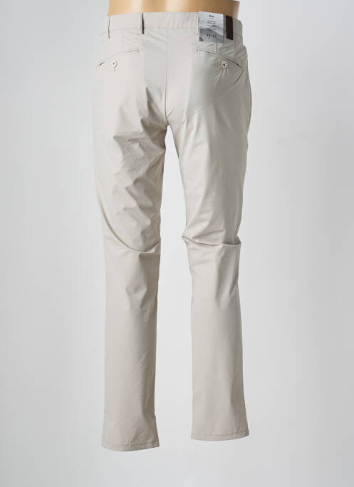 Pantalon chino tissage popeline taille normale gris MMX homme