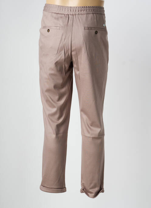 Pantalon chino stretch taille normale marron DESOTO homme