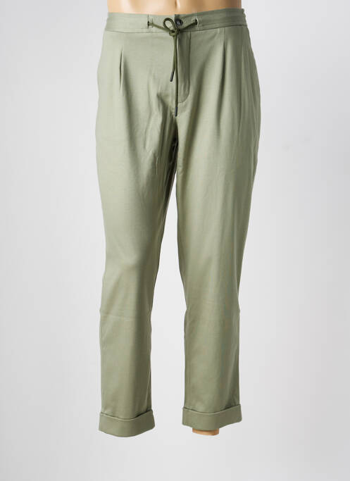 Pantalon chino stretch taille normale vert DESOTO homme