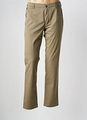 Pantalon chino fermeture zippée sous rabat avec crochet taille normale vert MEYER homme