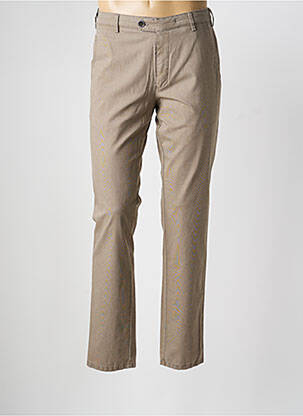 Pantalon chino bio taille normale marron MEYER homme