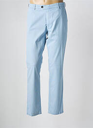 Pantalon chino tissage popeline taille basse bleu MEYER homme