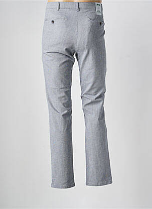 Pantalon chino tissage chiné taille normale bleu MEYER homme