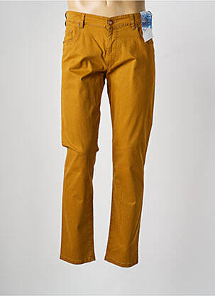 Pantalon slim stretch taille normale jaune M5 BY MEYER homme