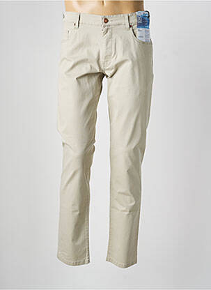 Pantalon slim stretch taille normale beige M5 BY MEYER homme