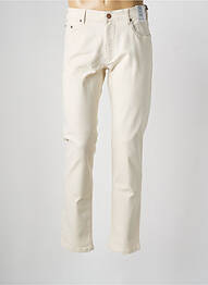 Jeans coupe slim stretch taille normale beige M5 BY MEYER homme