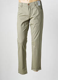 Pantalon slim tissage popeline taille normale vert M5 BY MEYER homme