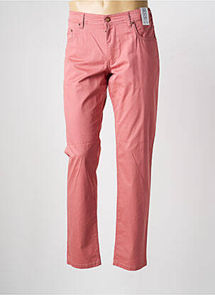 Pantalon slim tissage popeline taille normale rose M5 BY MEYER homme