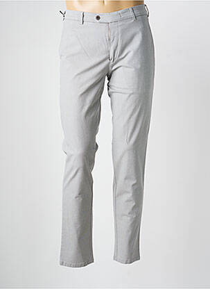 Pantalon chino tissage chiné taille normale gris MMX homme