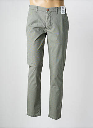 Pantalon chino tissage chiné taille normale vert M5 BY MEYER homme