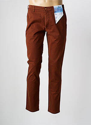 Pantalon chino bio taille normale marron M5 BY MEYER homme