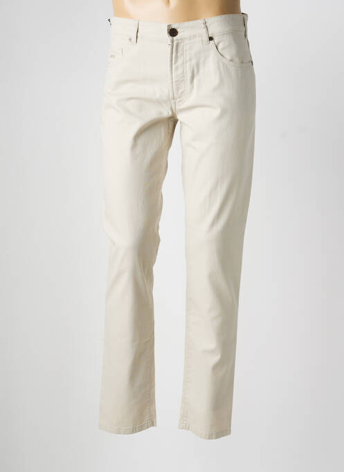 Jeans coupe slim bio taille normale beige MMX homme