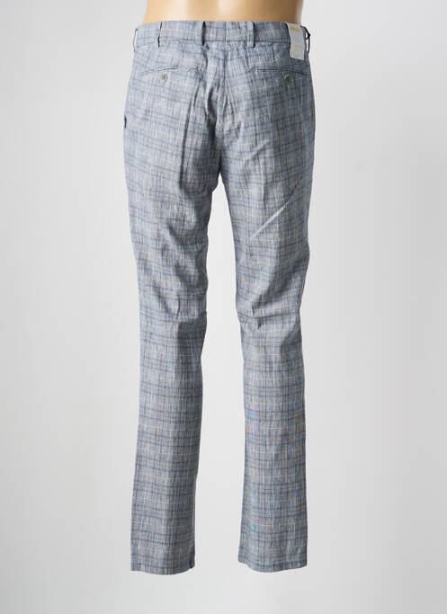 Pantalon slim tissage chiné taille normale bleu MEYER homme